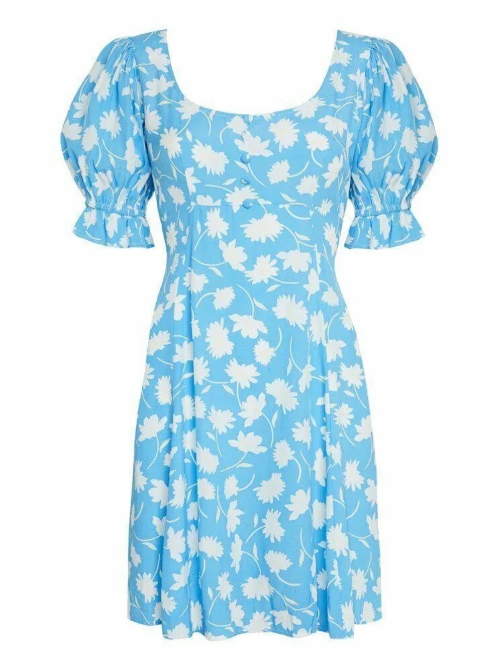 Faithfull The Brand La Barben Floral Print Crepe Mini Dress